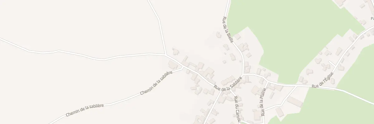 Plan du 14 Rue de la Sabliere à Ledeuix
