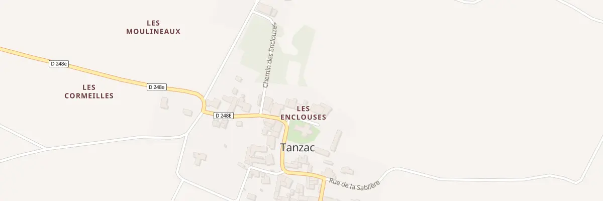 Plan du 1 Imp des Clers à Tanzac