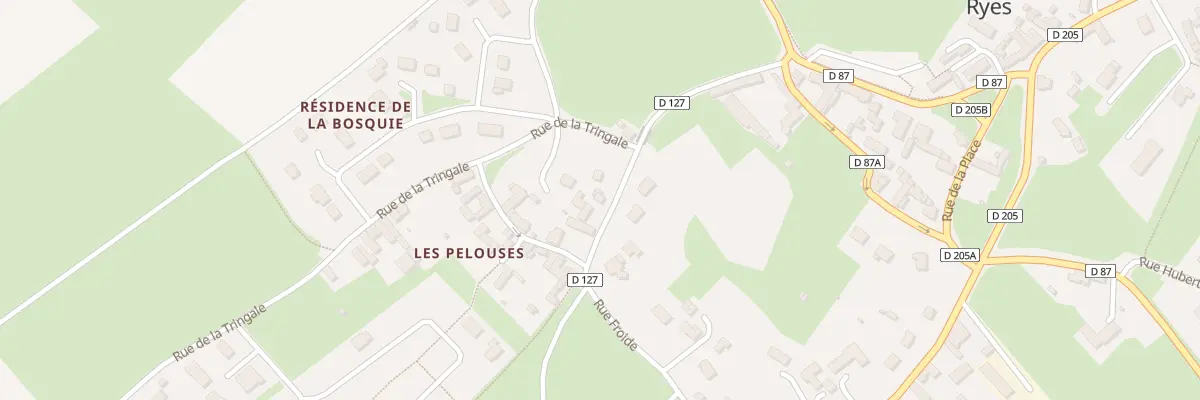 Plan du 5128 Rue de la Forge à Ryes