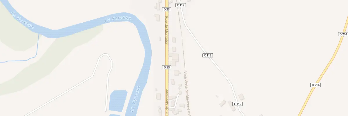 Plan du 30B Rue de Montaton à Ambrières-les-Vallées