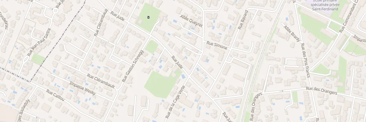 Plan du 65 Rue Jude à Bordeaux