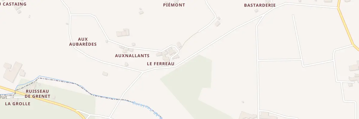 Plan du 61A Le Ferreau à Villeneuve