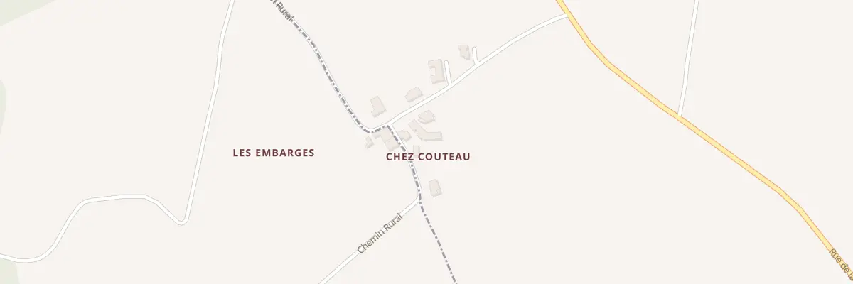 Plan du 3 Rue de Chez Couteau à Taillant