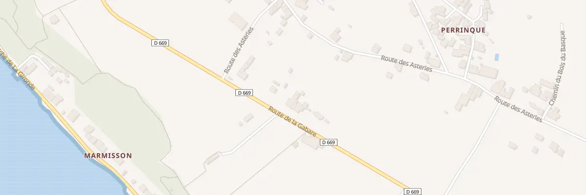 Plan du 38 Rte de la Gabare à Gauriac