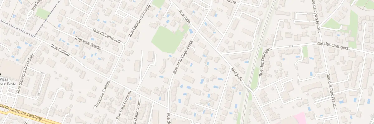 Plan du 31 Rue Cage Verte à Bordeaux