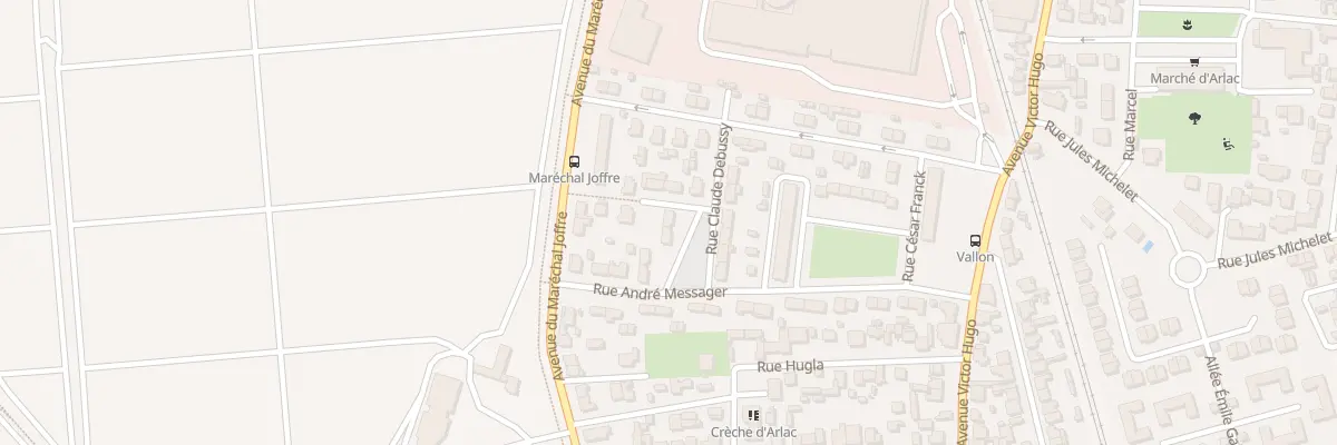 Plan du 11 Rue Maurice Ravel à Mérignac