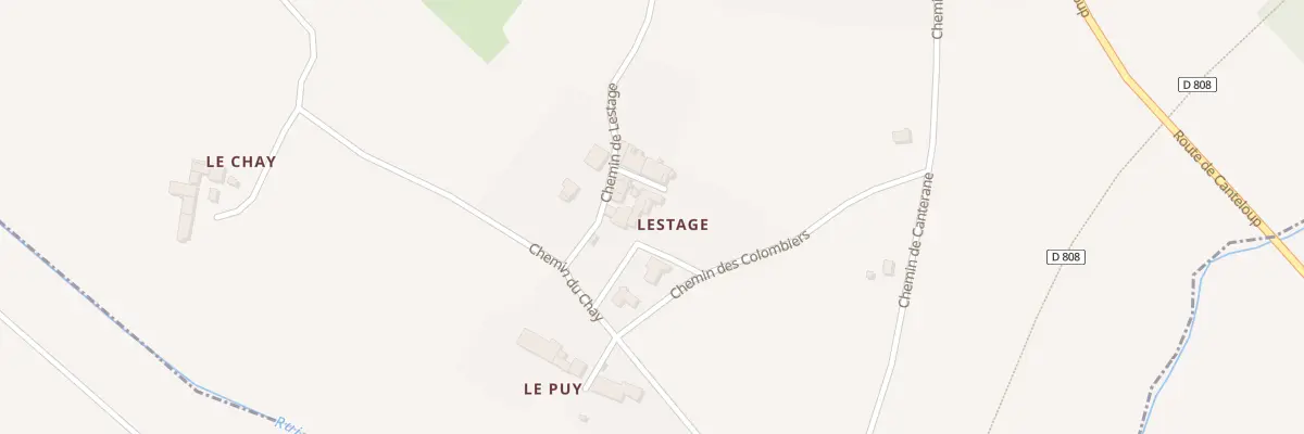 Plan du 3 Che des Colombiers à Fours