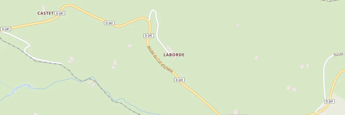 Plan du 4432 Rte du Col d’Ichère à Sarrance