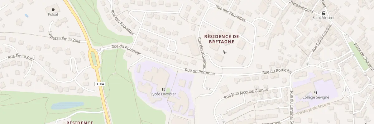 Plan du 264 Rue du Pommier à Mayenne