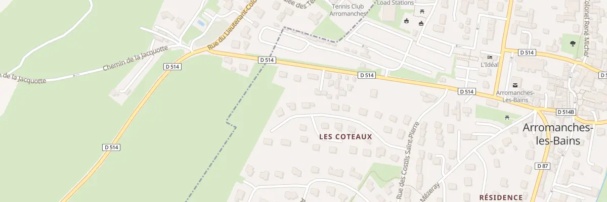 Plan du 18 Lot Residence des Coteaux à Arromanches-les-Bains