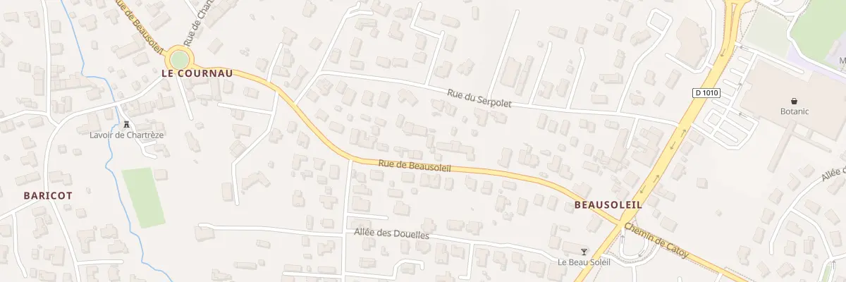 Plan du 31 Rue de Beausoleil à Gradignan