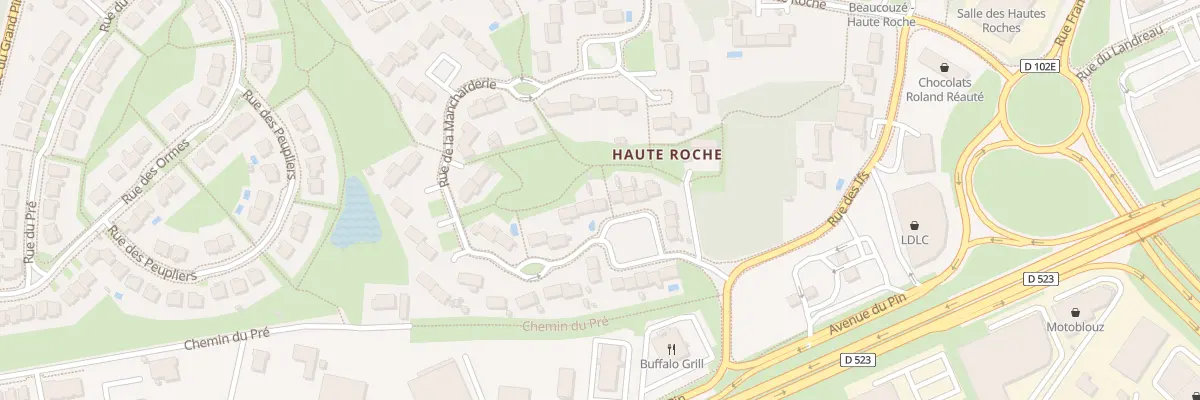 Plan du 47 Rue de la Mancharderie à Beaucouzé