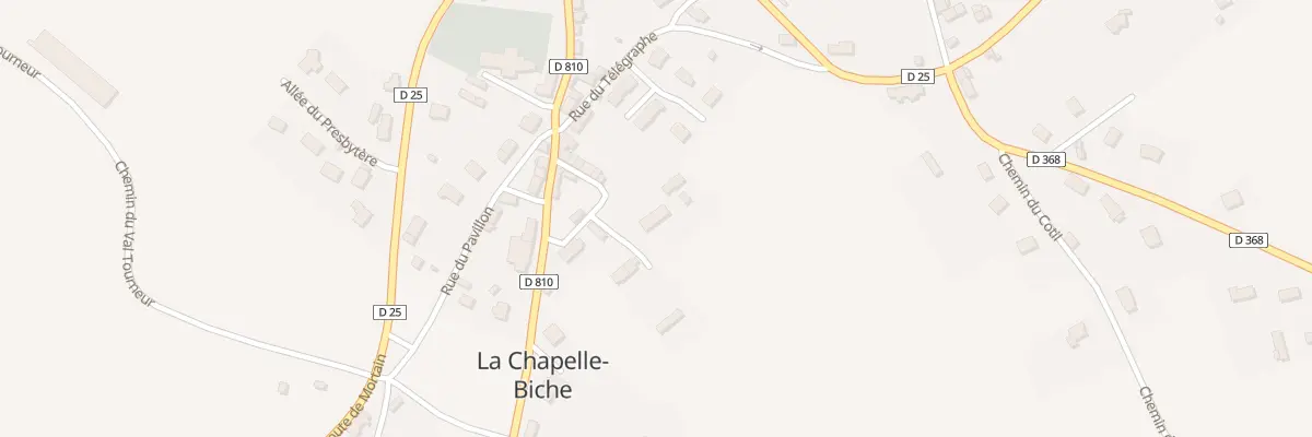 Plan du 10 Rue de la Sûreté à La Chapelle-Biche