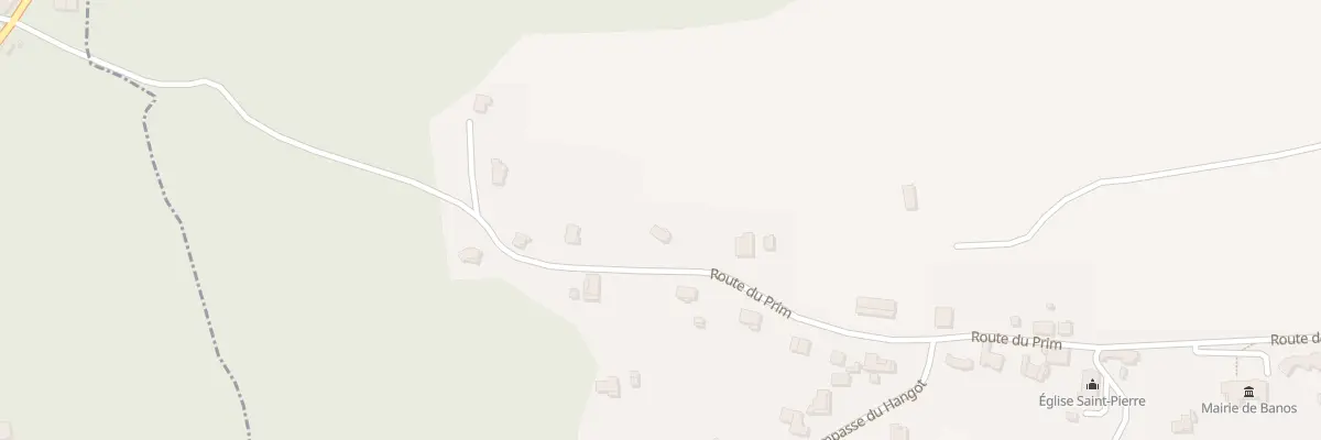 Plan du 378 Rte du Prim à Banos