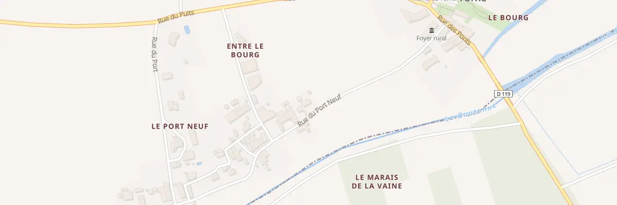 Plan du 54 Rue du Port Neuf à Torxé