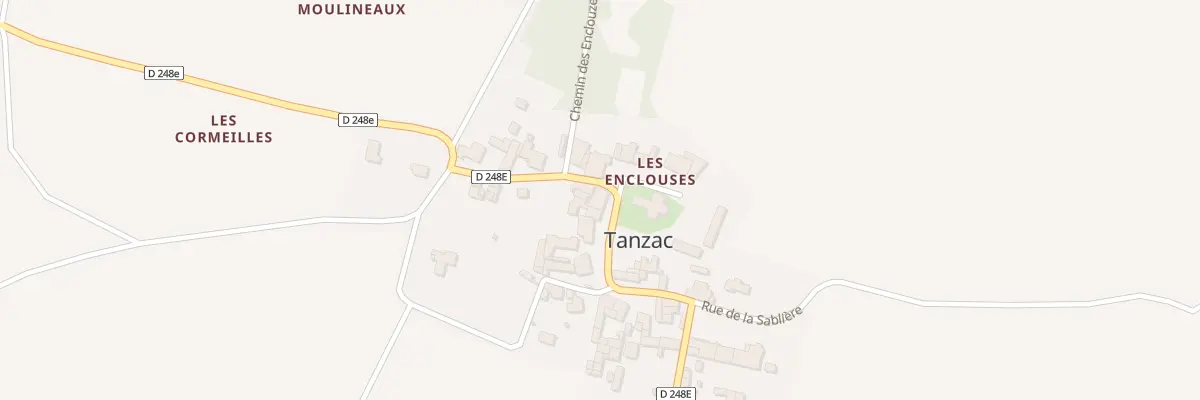 Plan du 4 Rue Rene Gendron à Tanzac