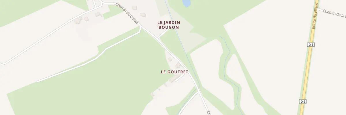 Plan du 5023 Le Goutret à Saint-Vaast-sur-Seulles