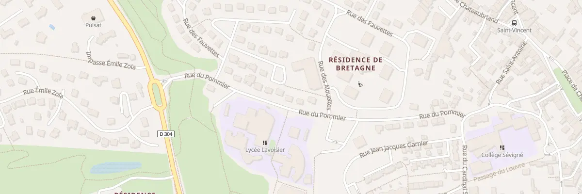 Plan du 280 Rue du Pommier à Mayenne