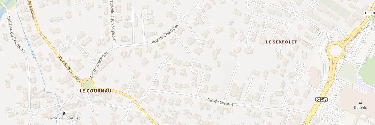 Plan du 9 All des Fougères à Gradignan