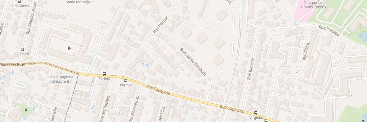 Plan du 20 Rue Sainte Elisabeth à Bordeaux