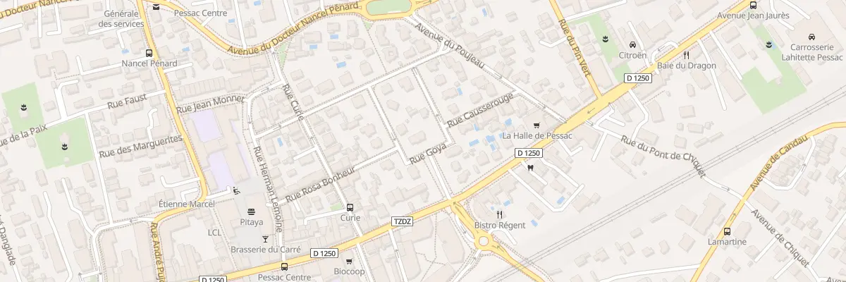 Plan du 8 Rue Goya à Pessac