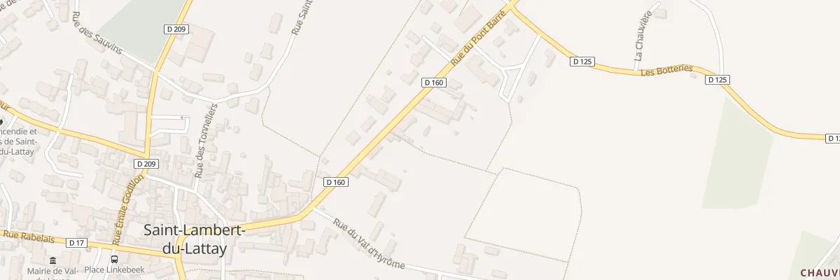 Plan du 24 Rue du Pont-Barré à Val-du-Layon