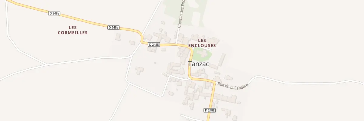 Plan du 8 Rue Rene Gendron à Tanzac