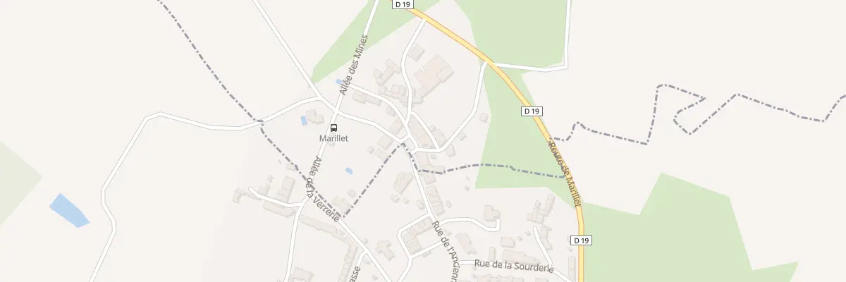 Plan du 8 Pl de la Blanchardière à Marillet