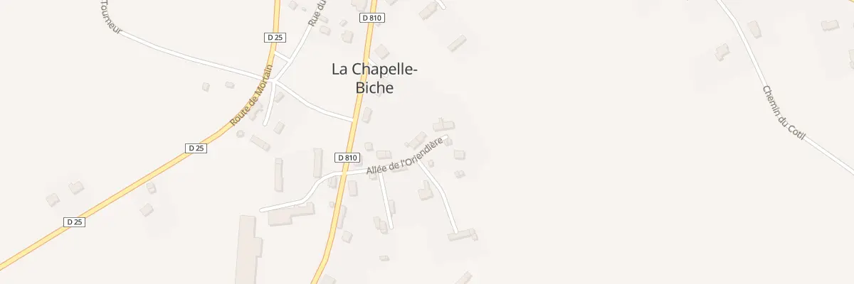 Plan du 10 All de l’Oriendière à La Chapelle-Biche