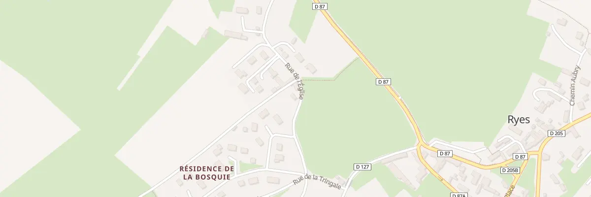 Plan du 14 Rue de l’Église à Ryes