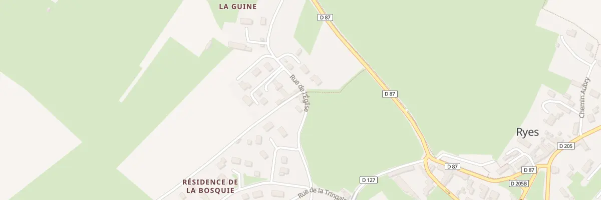 Plan du 12 Rue de l’Église à Ryes