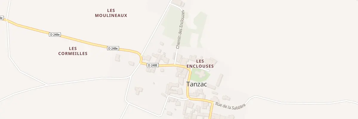 Plan du 4 Rue de l’Eglise à Tanzac