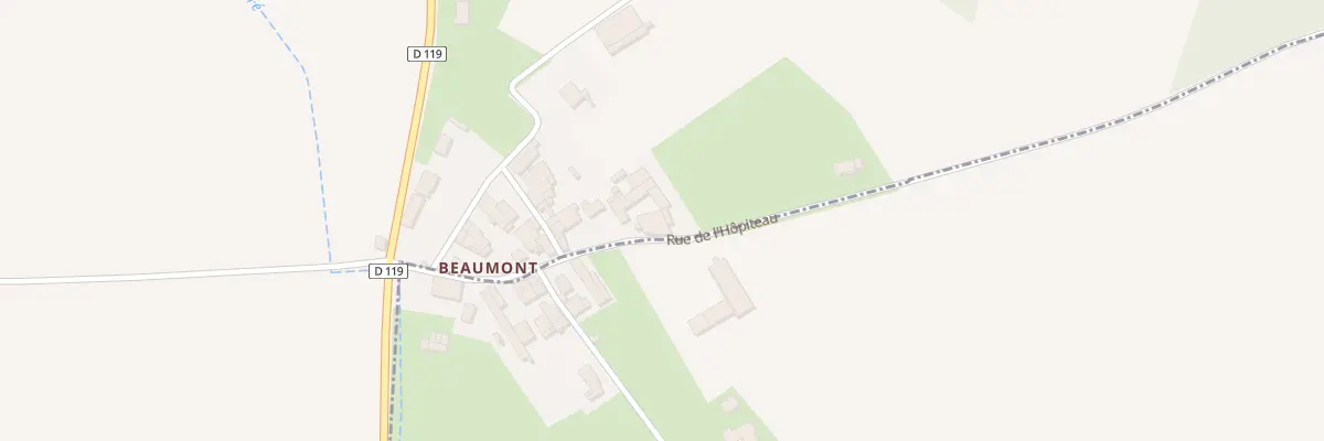 Plan du 6 Rue de l’Hopiteau à Marsais