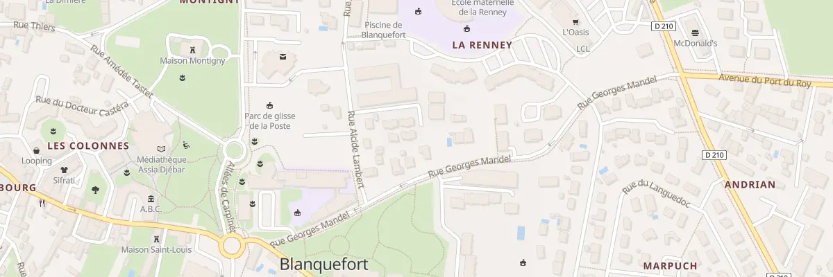 Plan du 22 Rue Marie Curie à Blanquefort