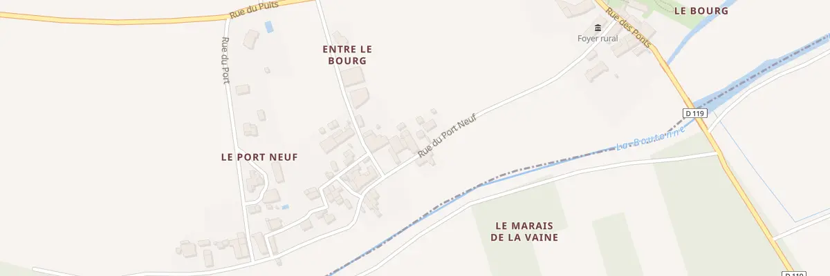 Plan du 58 Rue du Port Neuf à Torxé