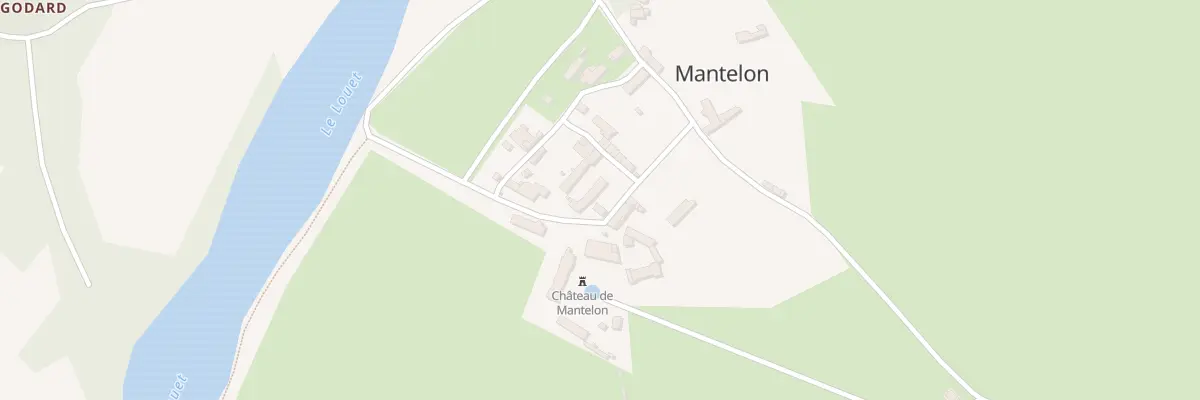 Plan du 84 Che du Château à Denée