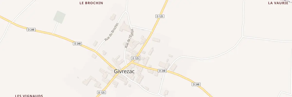 Plan du 6B Rue de la Forge à Givrezac