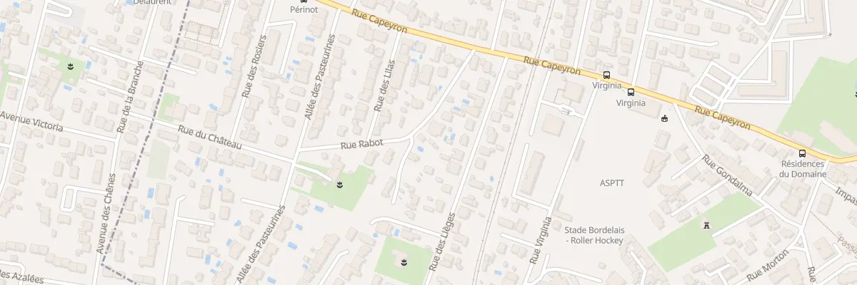 Plan du 18 Rue du Rabot à Bordeaux