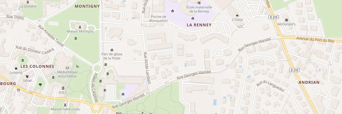 Plan du 12 Rue Marie Curie à Blanquefort