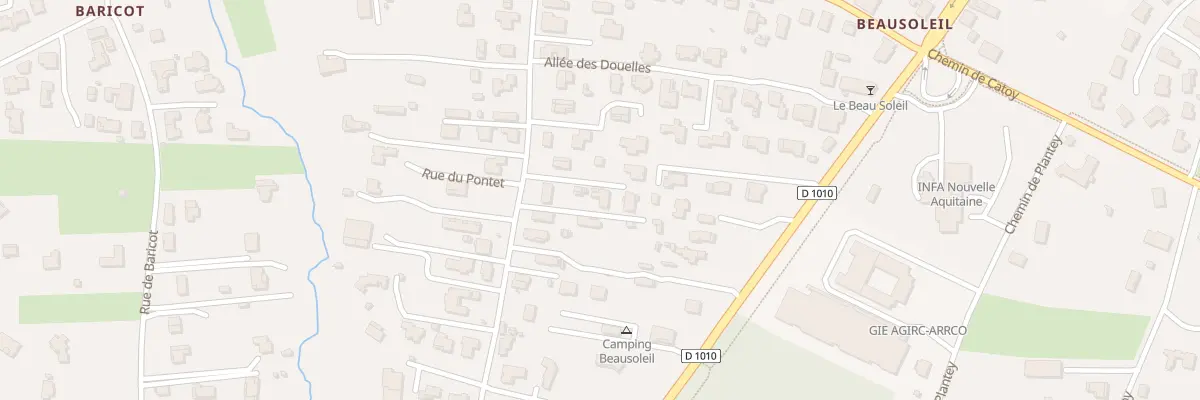 Plan du 22B Rue du Pontet à Gradignan