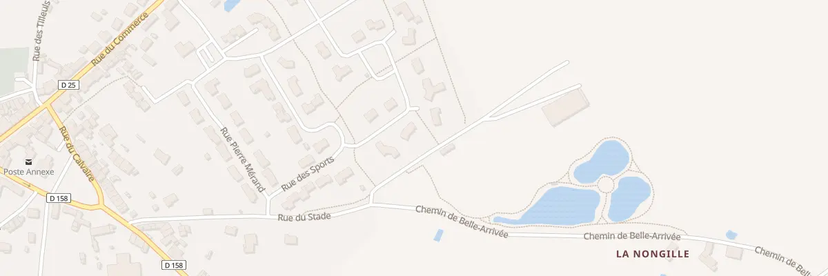 Plan du 25 Rue de la Gagnerie à La Plaine