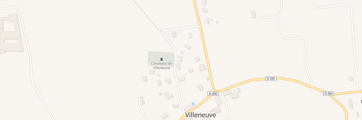 Plan du 52 Le Bourg à Villeneuve
