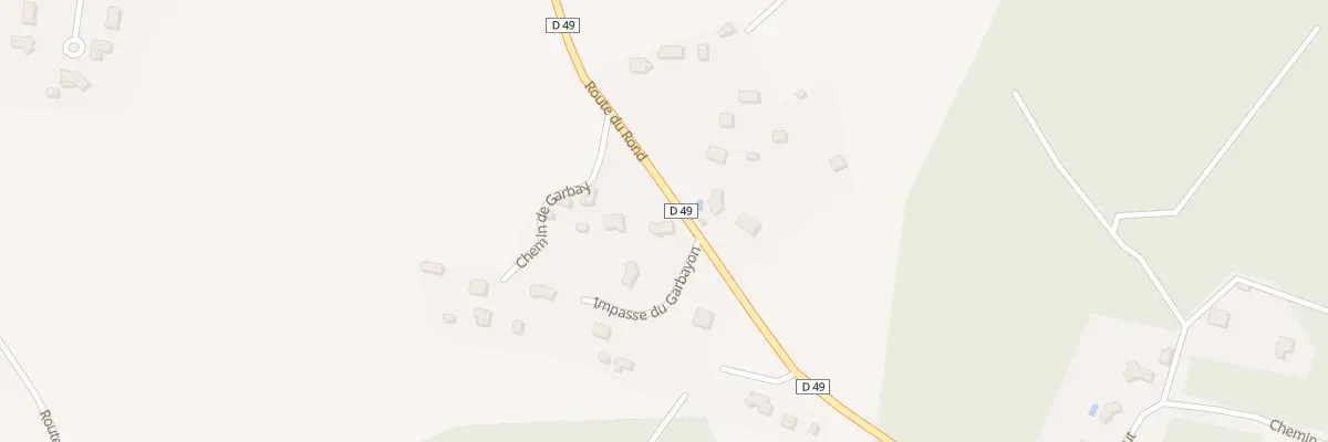 Plan du 1216 Rte du Rond à Geloux