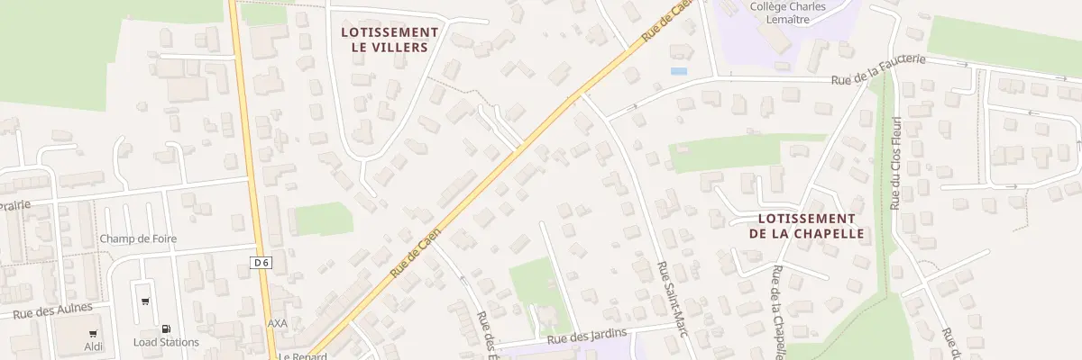 Plan du 32 Rue de Caen - Aunay sur Odon aux Monts d’Aunay