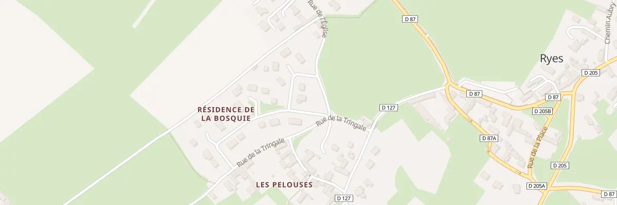 Plan du 2 Rue de la Mauffe à Ryes