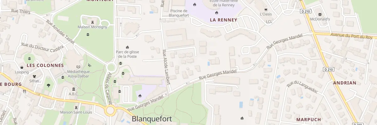 Plan du 18 Rue Marie Curie à Blanquefort