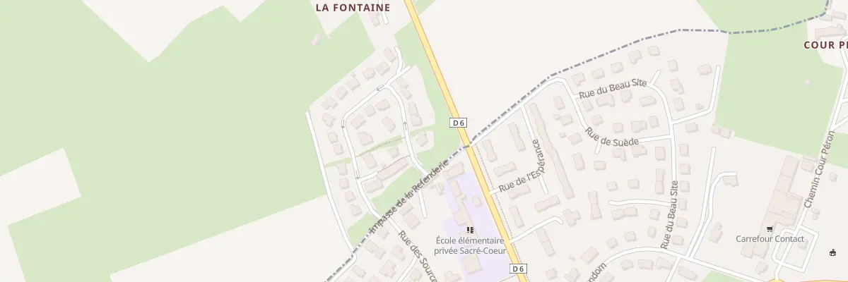 Plan du 1 Rue de la Petite Fontaine à Bucéels