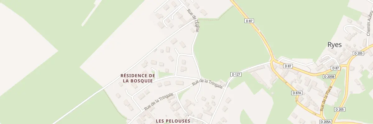 Plan du 1 Rue Le Pre Clair à Ryes