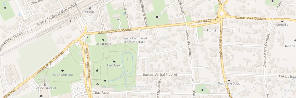 Plan du 31 Rue Amiral Prouhet à Pessac