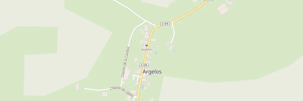 Plan du 374 Rte du Luy de France à Argelos